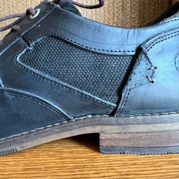 Zara Black Leather Dress/Casual Lace Up Shoes​​​​​​​​​​​​​​ - Picture 5 of 8